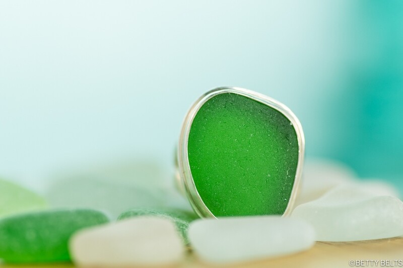 Genuine Sea Glass Rings