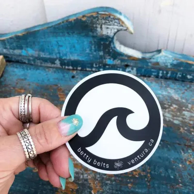 Original Circle Wave Sticker