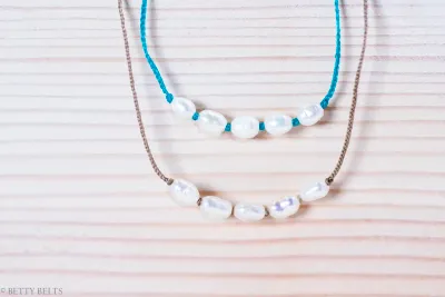 BRIANA Pearl Choker (Braided Version)