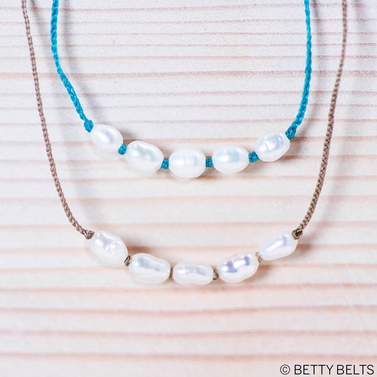 BRIANA Pearl Choker (Braided Version)