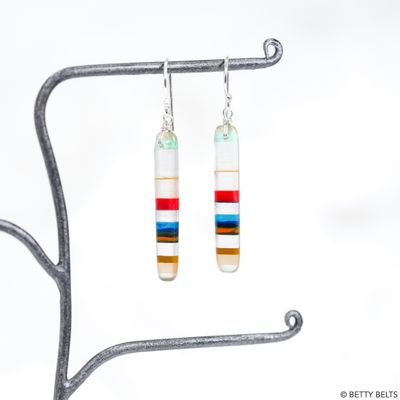AMANDA Upcycled Surfite Earrings
