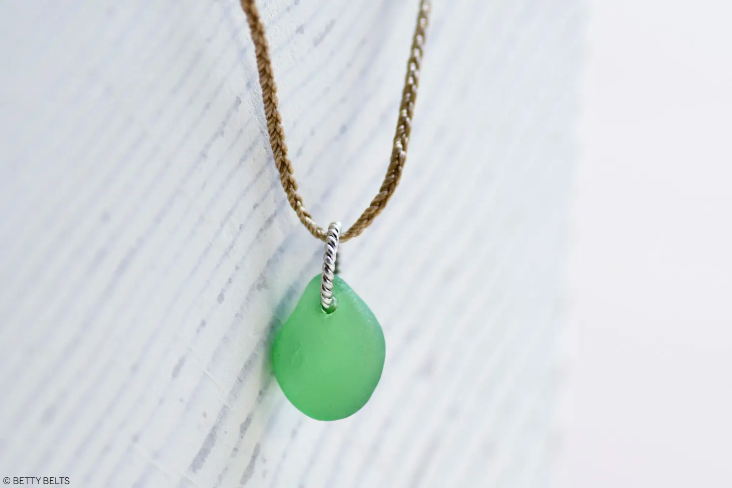 LULU Sea Glass Charm Necklace