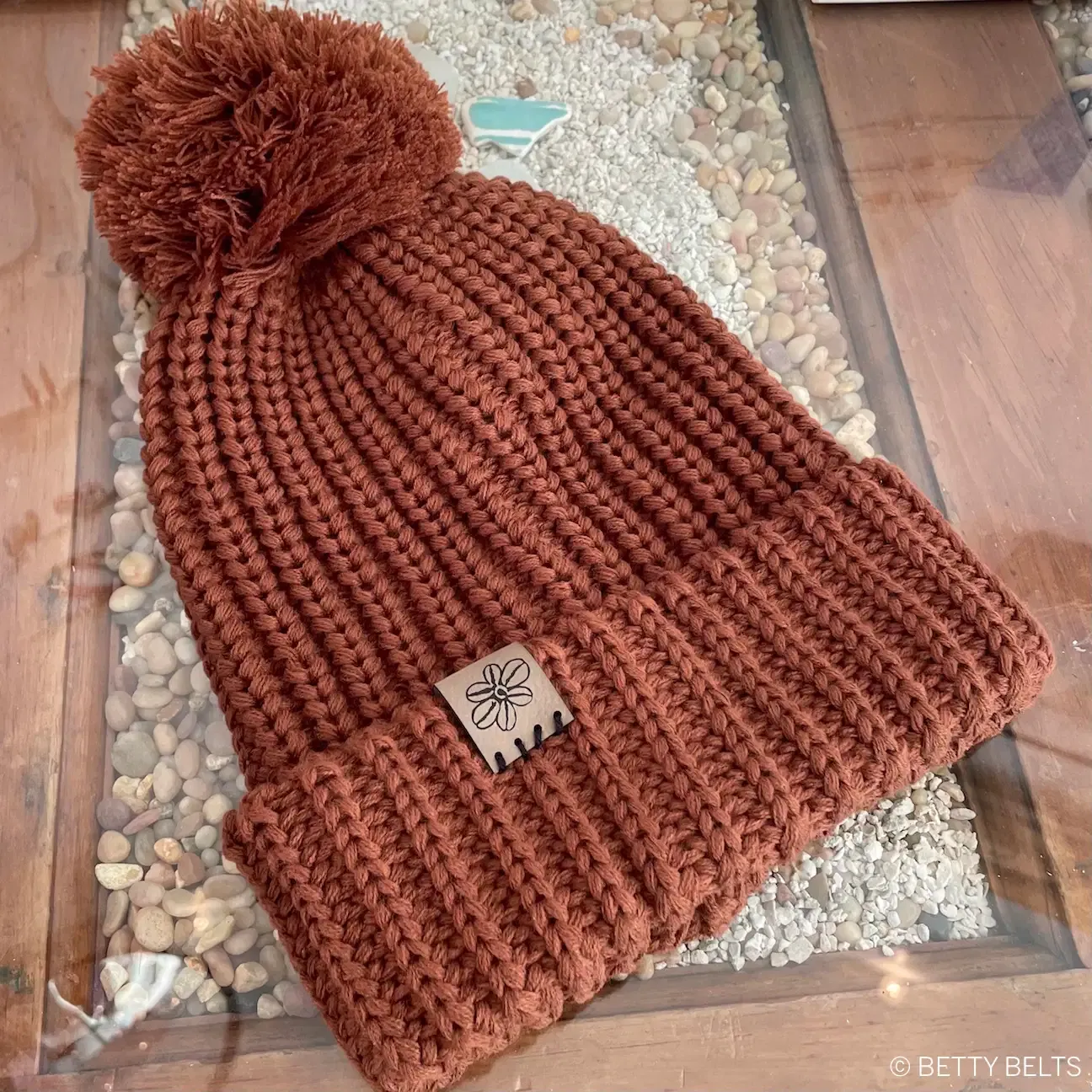 Pom Knit Betty Beanie