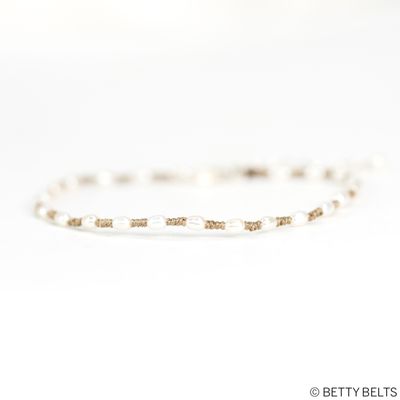 JACKIE Braid Rice Pearl Bracelet