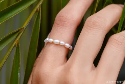 JACKIE Rice Pearl Ring