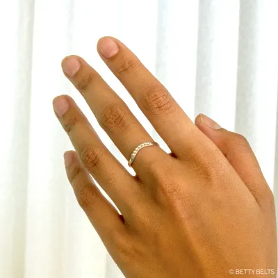 Swell Droplets Ring (Silver &amp; 24K Gold Vermeil)