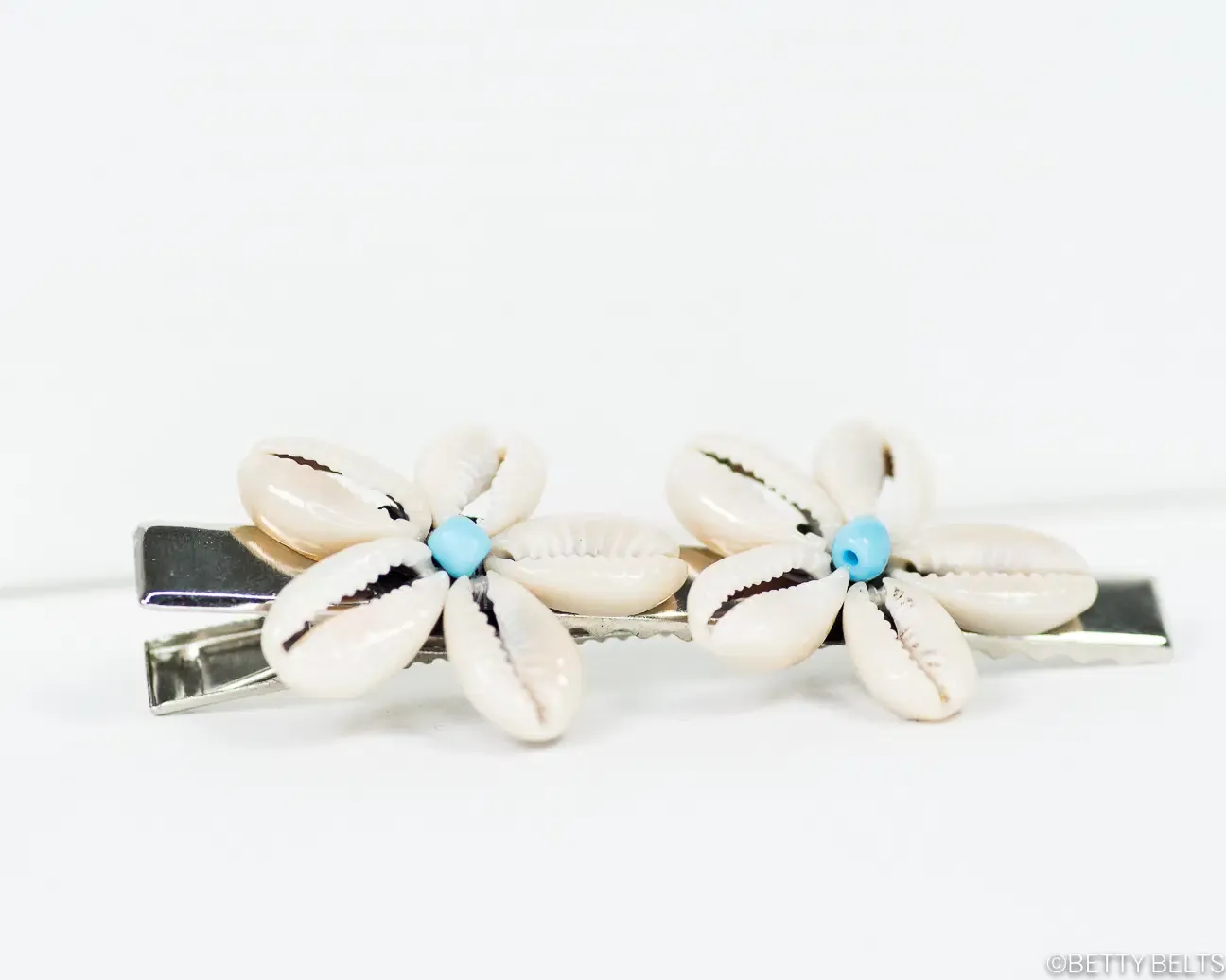 Betty Double Shell Flower Clip