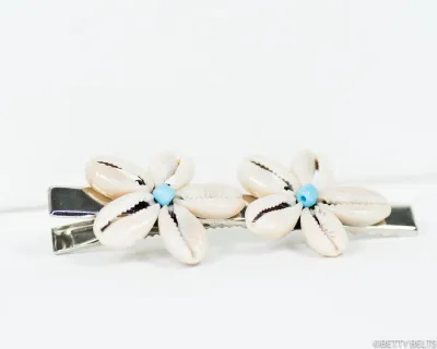 Betty Double Shell Flower Clip