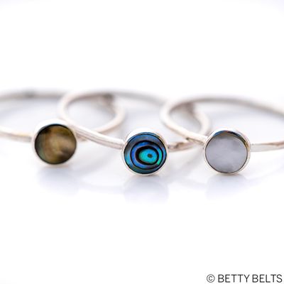 LEYLA Shell Ring (Silver &amp; 24K Gold Vermeil)