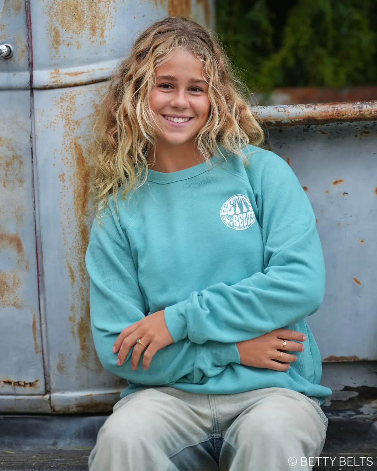 Betty Fisheye Logo Crewneck