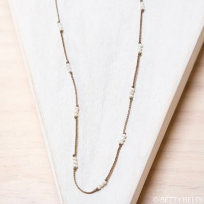 MICHELLE Necklace/Choker (Silver &amp; 24K Gold Vermeil)