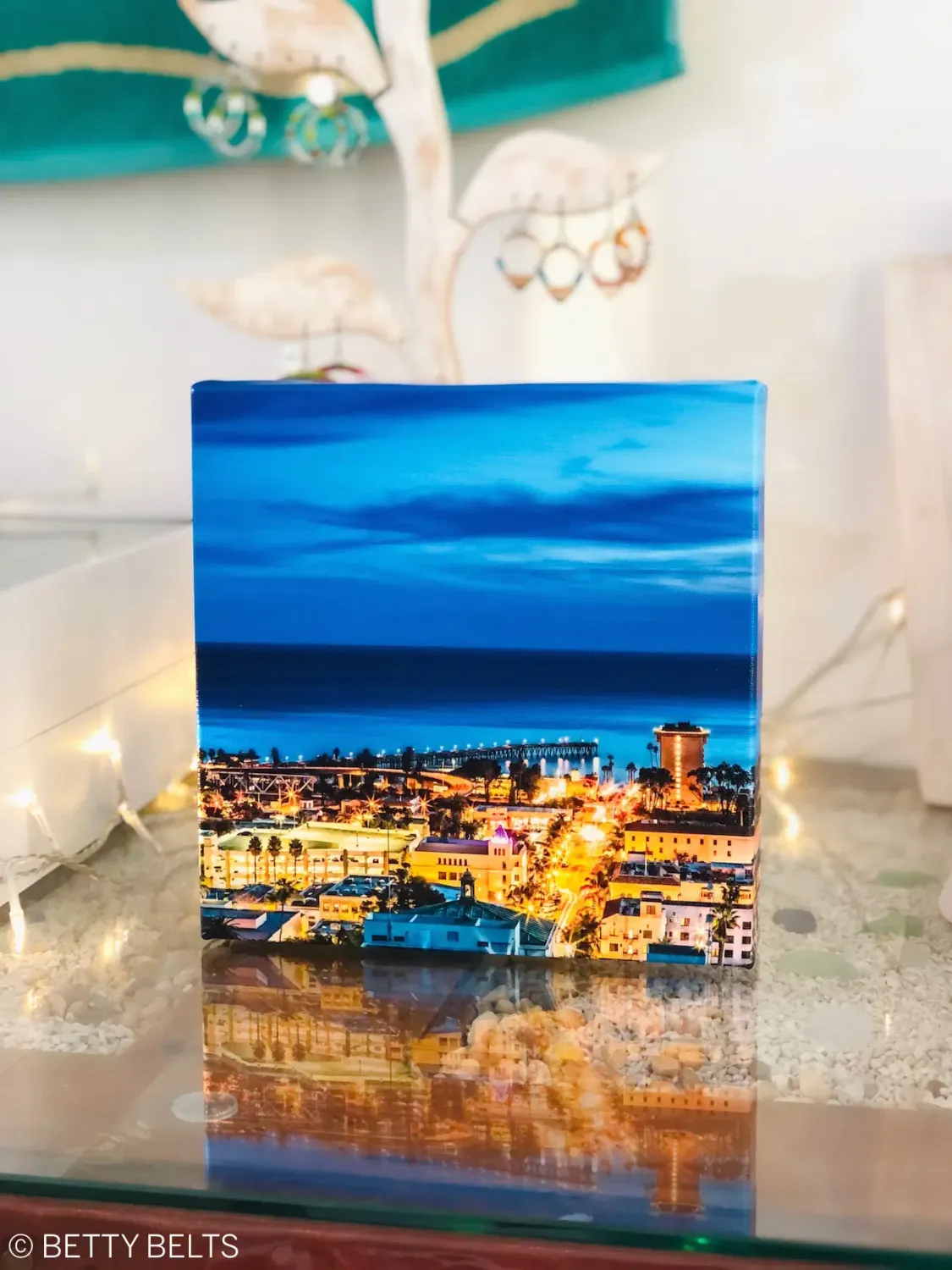 David Pu'u Mini Canvas Special,  Signed 8"x8"