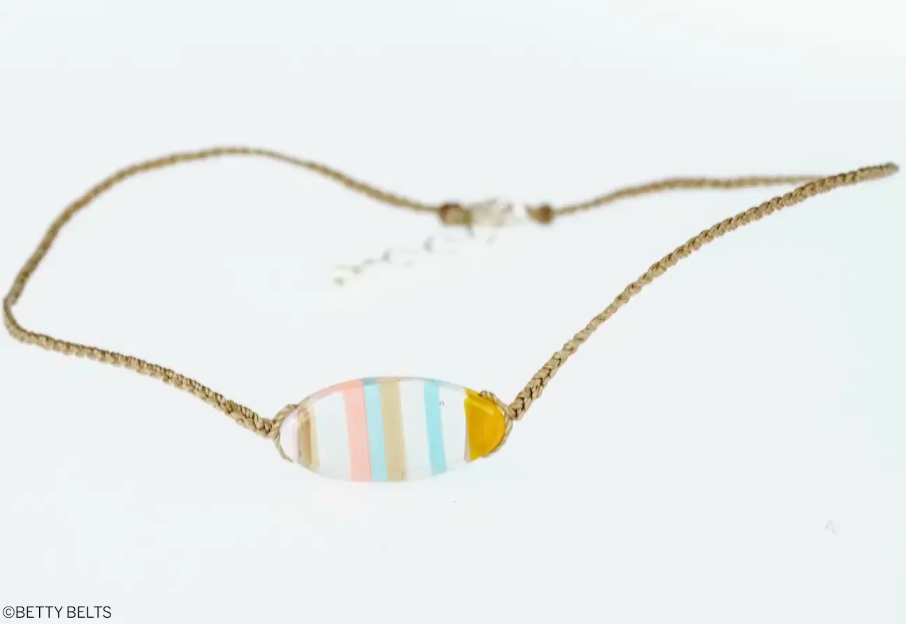 SURFY Upcycled Surfboard Resin Anklet (Final Sale!)