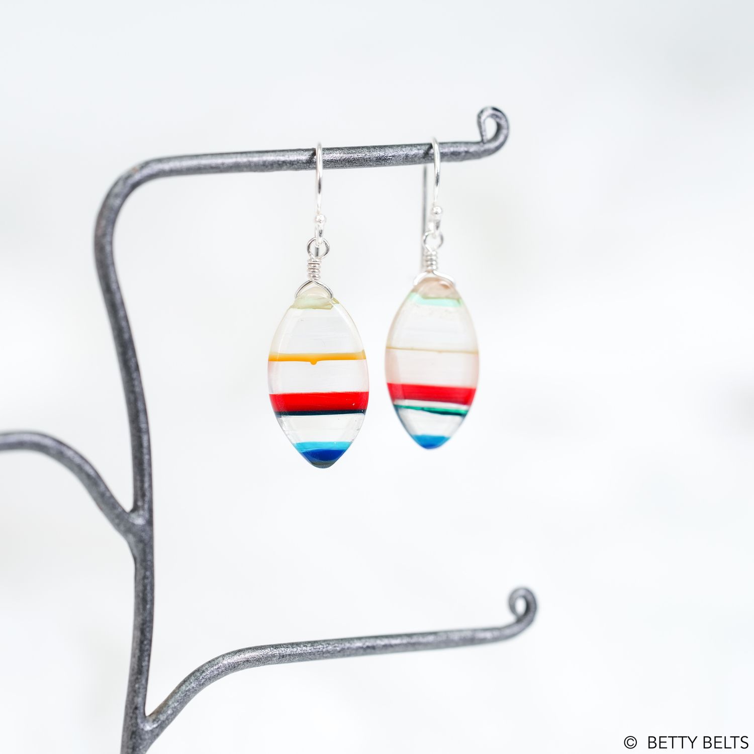 SURFY Upcycled Surfboard Resin Earrings