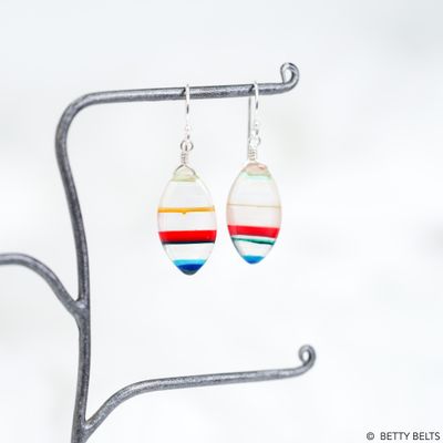 SURFY Upcycled Surfboard Resin Earrings