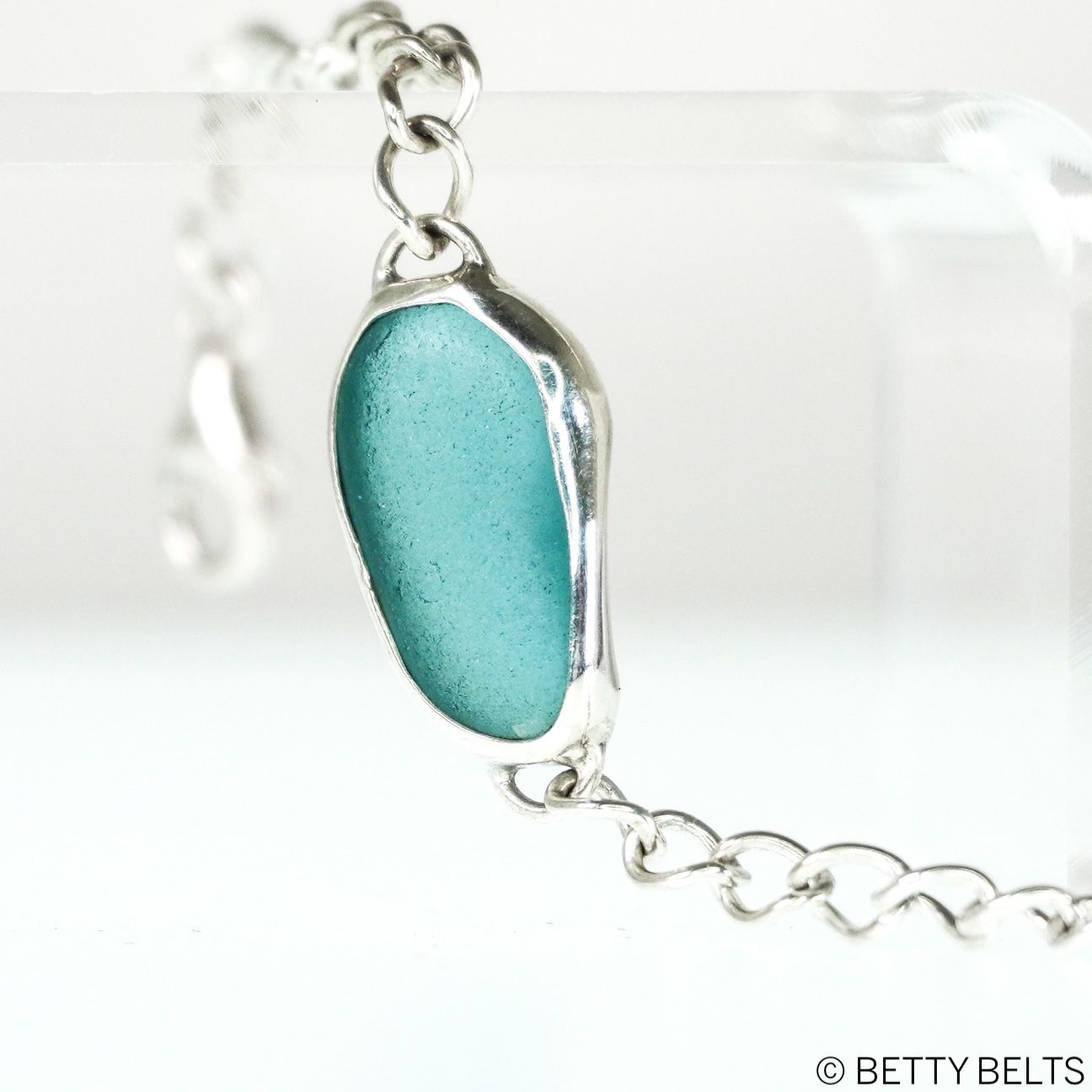 BETHANY Sea Glass Chain Bracelet
