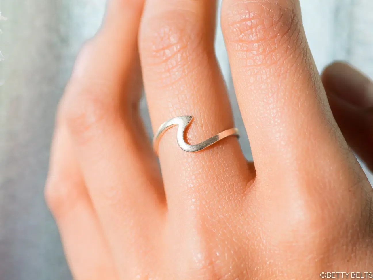Perfect Wave Ring (Silver &amp; 24K Gold Vermeil)