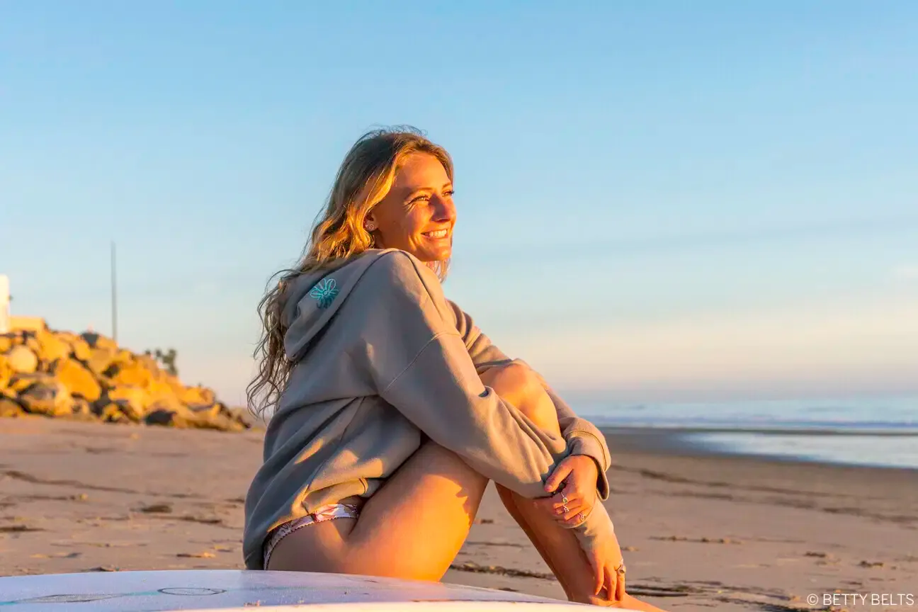 Betty Sunshine Logo Hoodie w/ BB Flower on Hood