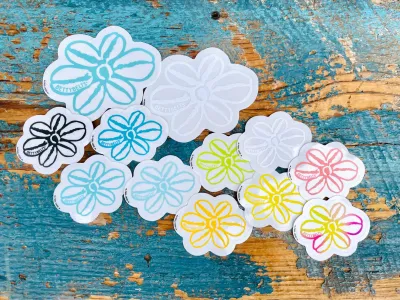 BB Classic Flower Sticker