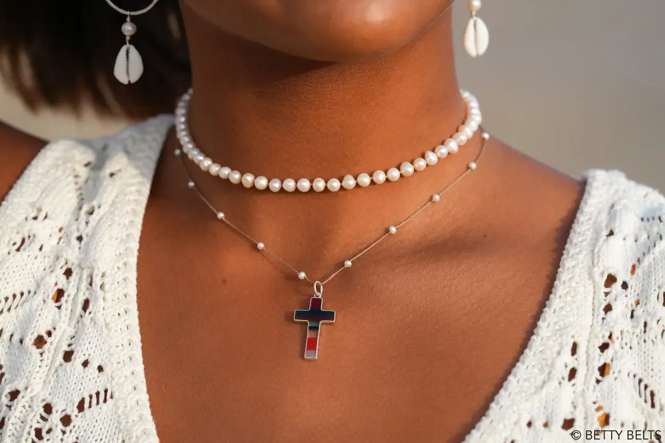 Betty Classic Pearl Choker (Silver & 24K Gold Vermeil)