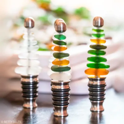 Sea Glass Wine Stopper