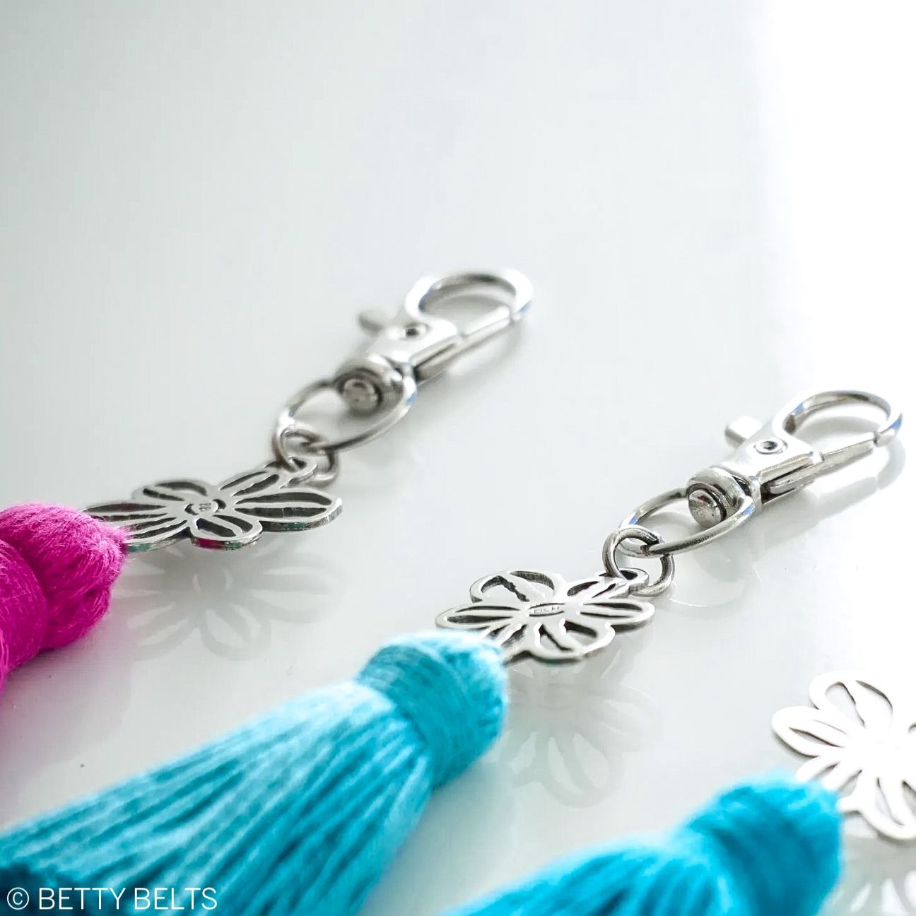 Betty Flower Tassel Clip