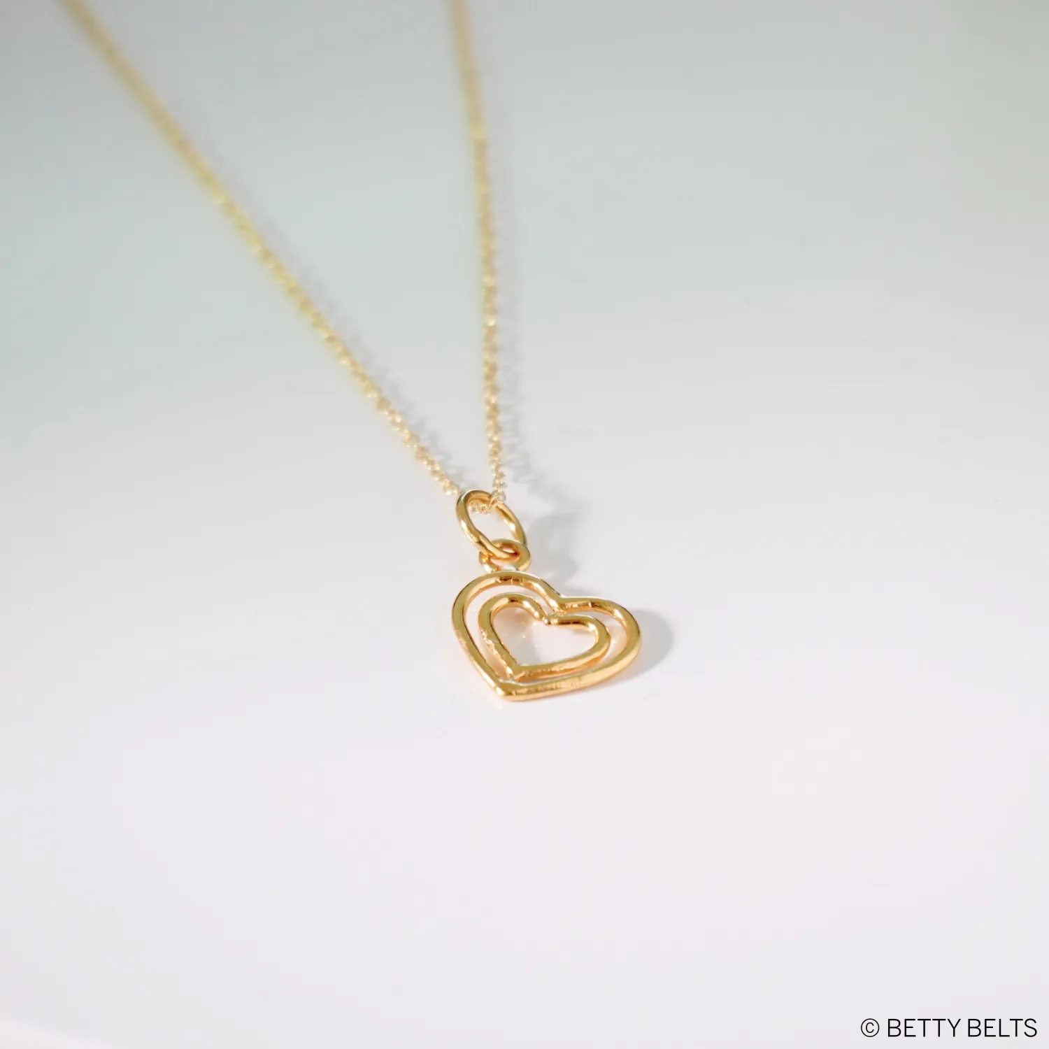 Heart Charm Necklace (24K Gold Vermeil)