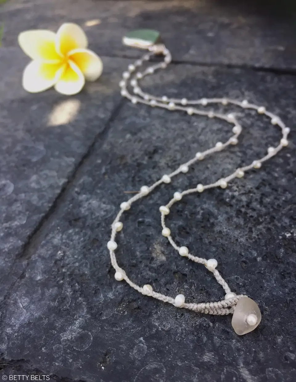 ADINA Pearl Necklace &amp; Wrap Lariat