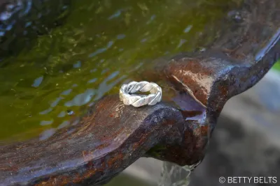 Chunky Rope Twist Ring (Unisex 6mm)