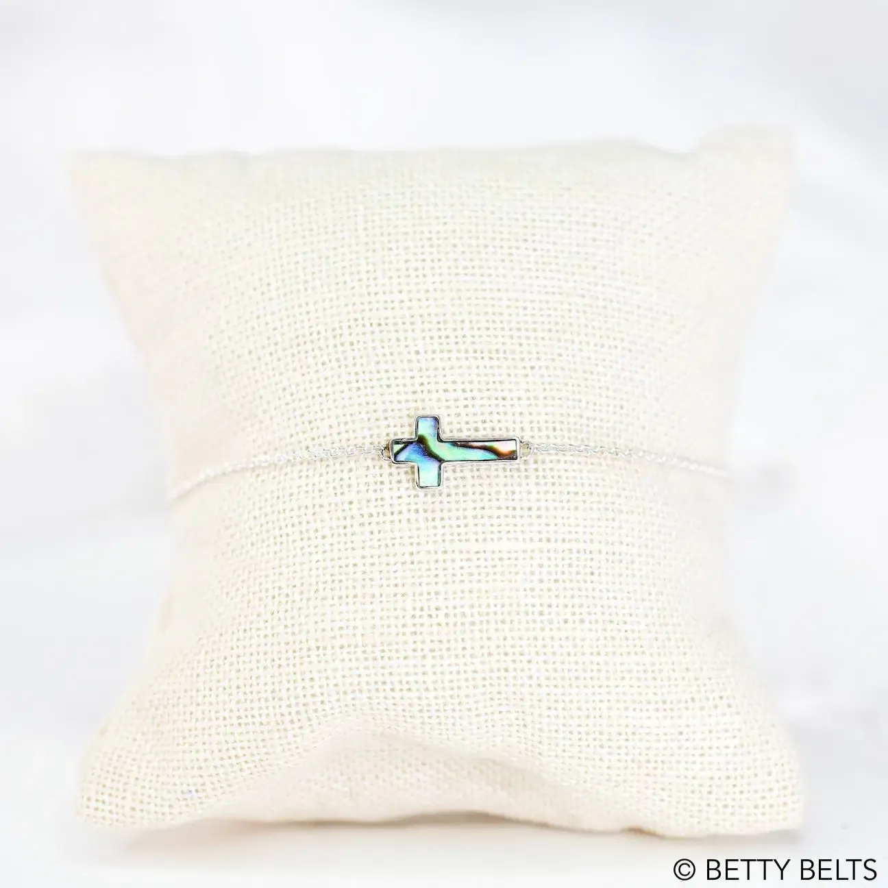 CROSS Shell Chain Bracelet (Silver &amp; 24K Gold Vermeil), METAL:: 925 Sterling Silver