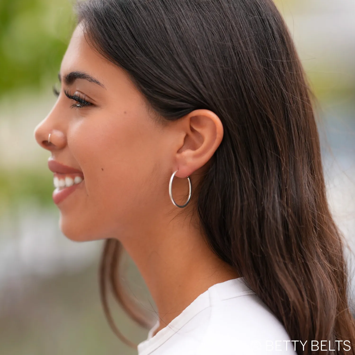 SHAYLA Simple Hoops (Silver &amp; 24K Gold Vermeil)
