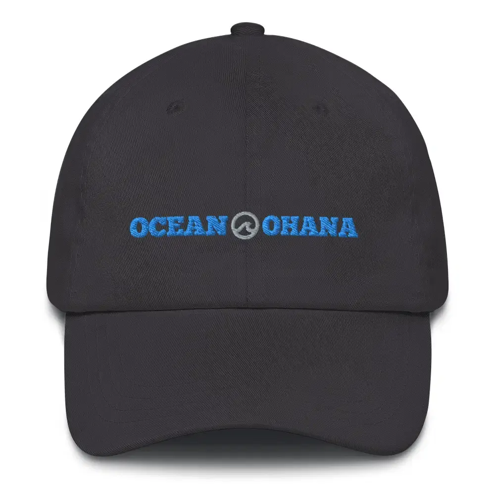 Ocean Ohana Embroidered Dad Hat (made-to-order)