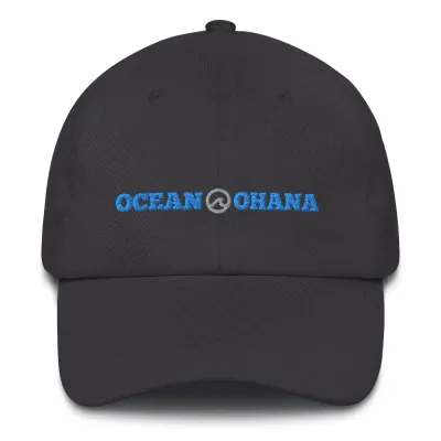 Ocean Ohana Embroidered Dad Hat (made-to-order) Ocean Ohana Embroidered Dad Hat (made-to-order)