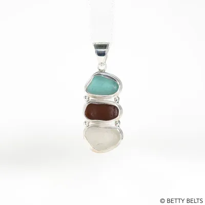CAIRN Sea Glass Pendant / Necklace