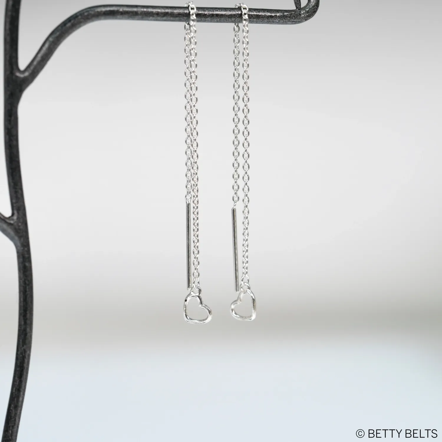 Bitty Heart Threaders (Silver &amp; 24K Gold Vermeil) (Final Sale!)