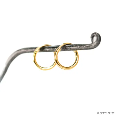 Mini Shayla Hoops (Silver &amp; 24K Gold Vermeil)