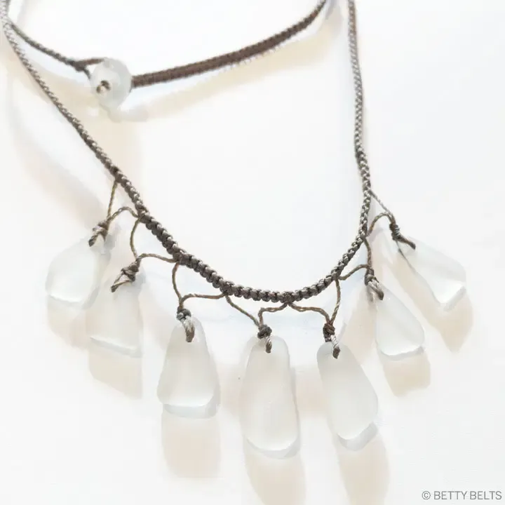 Sea Glass Necklace (PLEIADES "Seven Sisters")