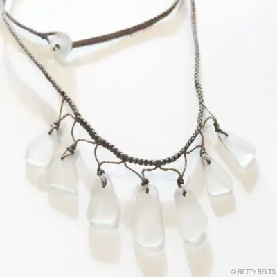 Sea Glass Necklace (PLEIADES "Seven Sisters")