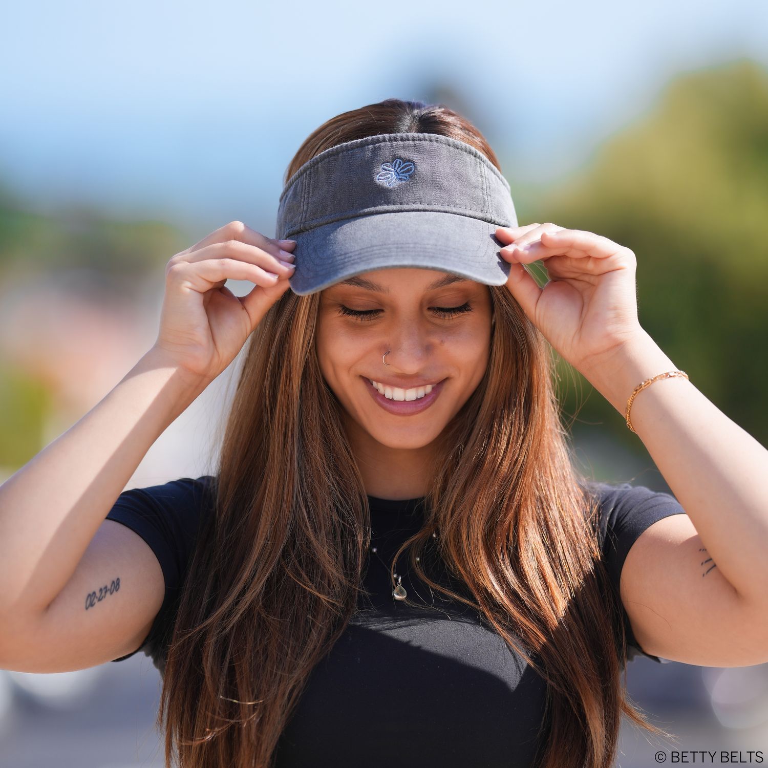 Betty Visor, Color:: Stormy Grey