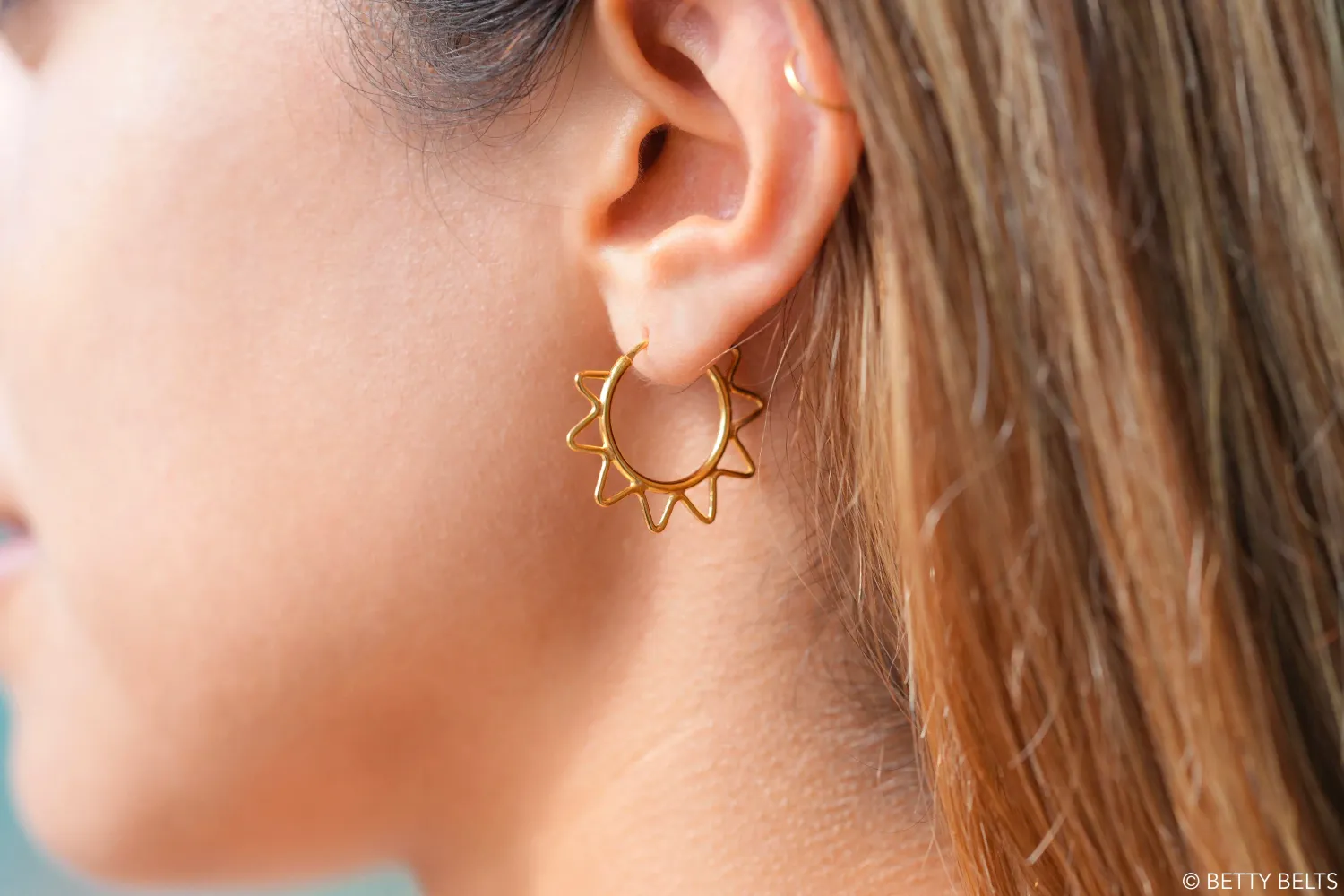 SUNNY Mini Hoops (Silver &amp; 24K Gold Vermeil)