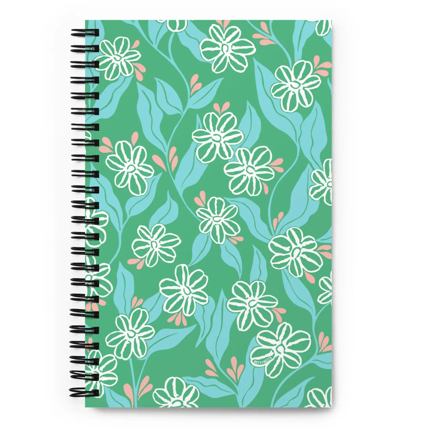 Betty Kelpy Print Spiral Notebook in FOREST (made-to-order)