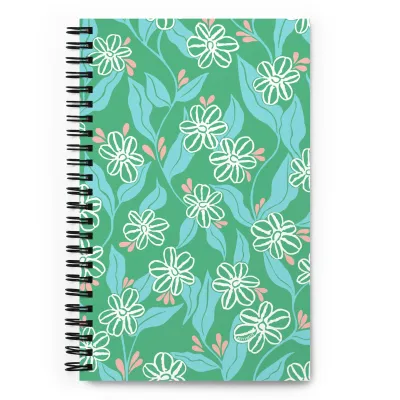 Betty Kelpy Print Spiral Notebook in FOREST (made-to-order) Betty Kelpy Print Spiral Notebook in FOREST (made-to-order)