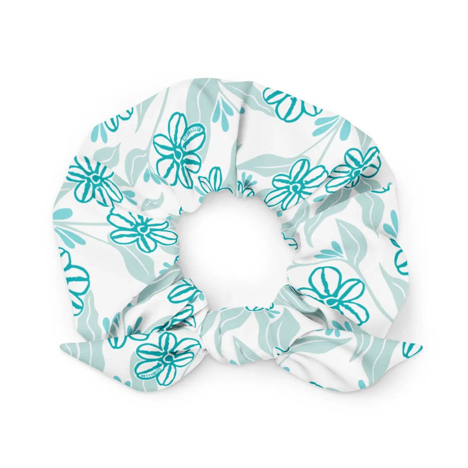 Betty Kelpy Print Scrunchie in OCEAN (made-to-order)