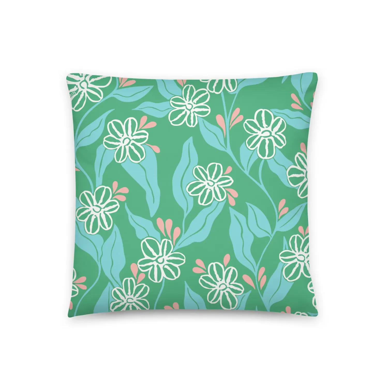 Betty Kelpy Pillow in FOREST (made-to-order)