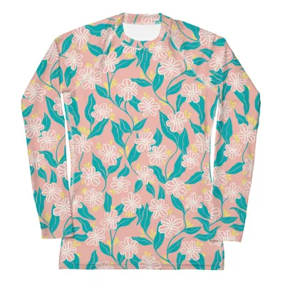 Betty Kelpy Women's Rash Guard in MEADOW (made-to-order) Betty Kelpy Women's Rash Guard in MEADOW (made-to-order)