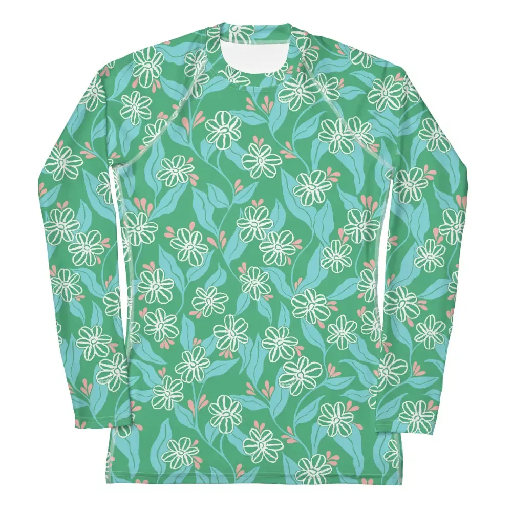 Betty Kelpy Women's Rash Guard in FOREST (made-to-order)