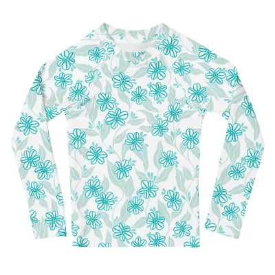 Betty Kelpy Kids Rash Guard in OCEAN (made-to-order)