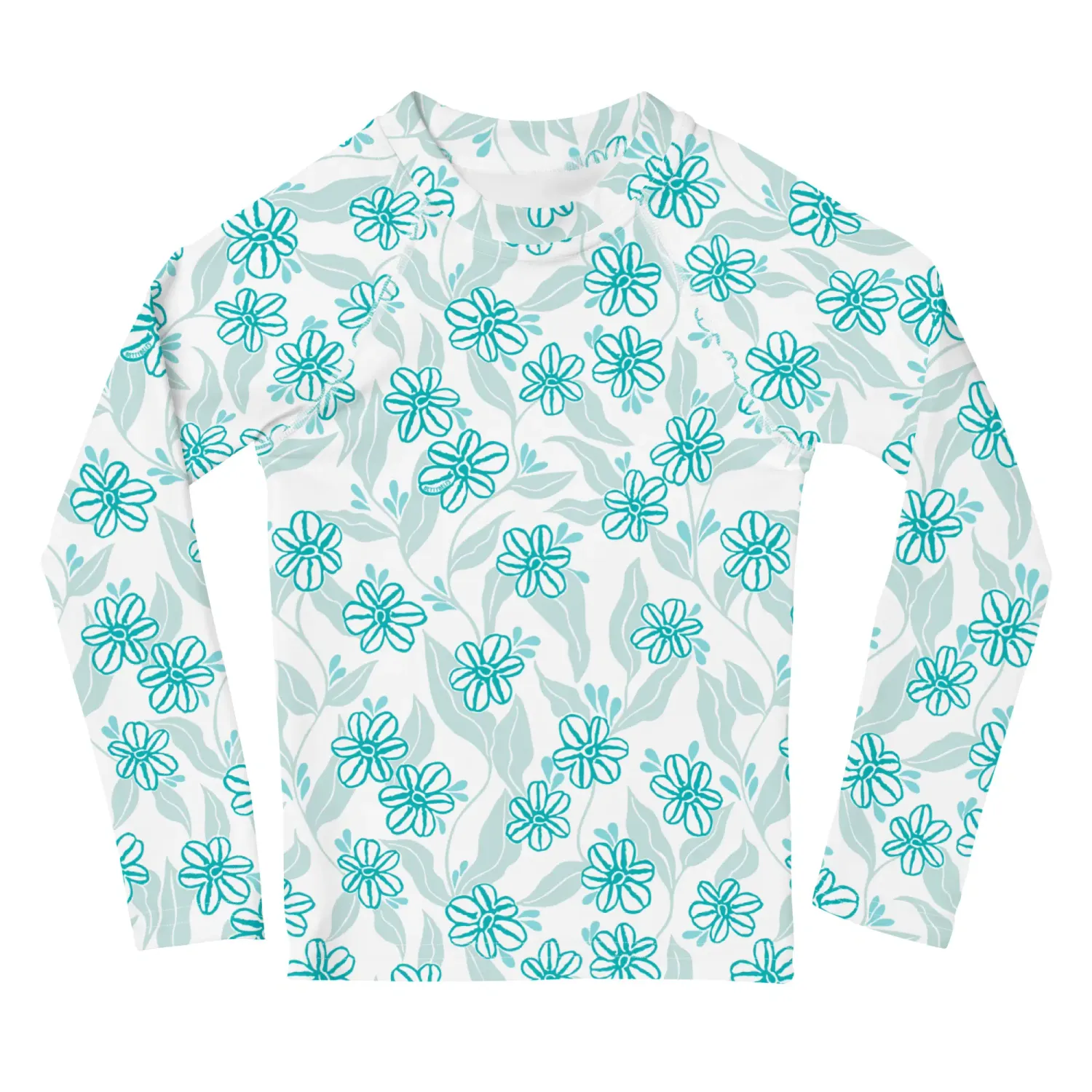 Betty Kelpy Kids Rash Guard in OCEAN (made-to-order)