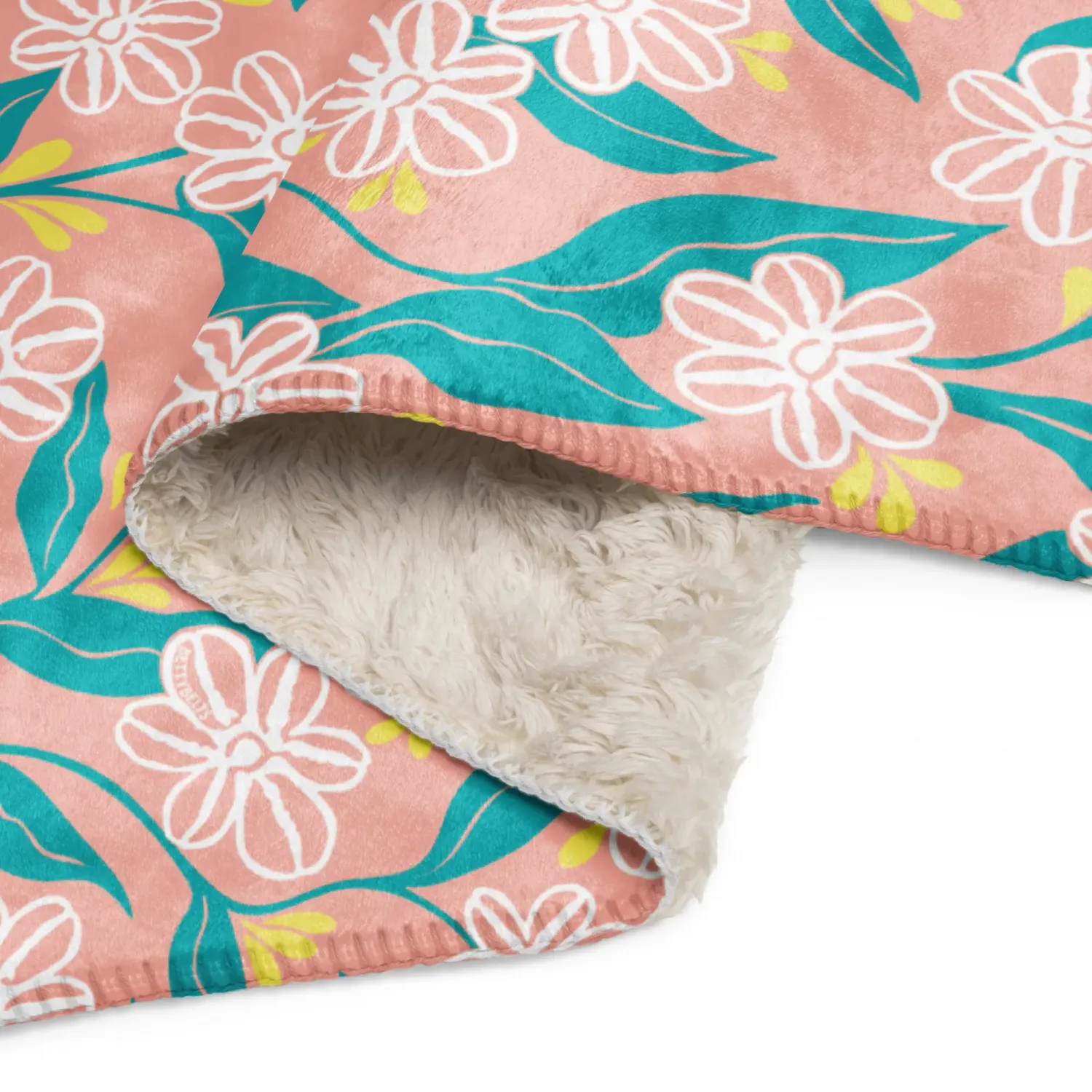 Betty Kelpy Sherpa blanket in MEADOW (made-to-order)