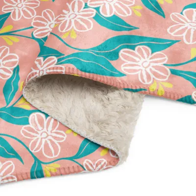 Betty Kelpy Sherpa blanket in MEADOW (made-to-order)